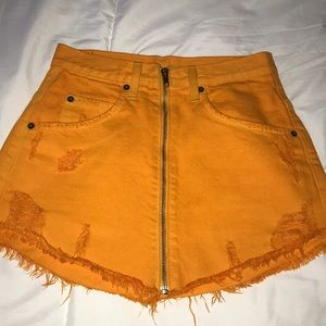 Orange Carmar Beatrice Skirt Size 25
